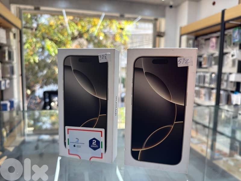 iPhone 16 Pro 512Gb/128Gb Not Active New Sealed 0