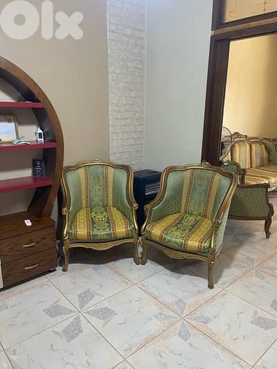 صالون خشب زان محفور