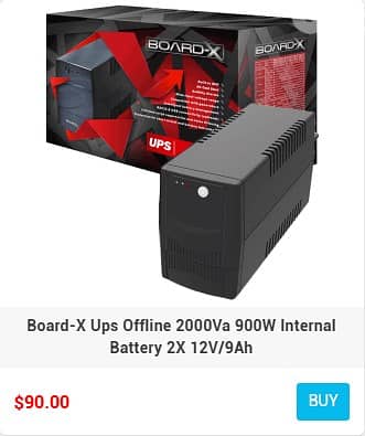 Board-X Ups Offline 850Va 1500Va 2000Va 2500Va 3000Va Internal Battery 5