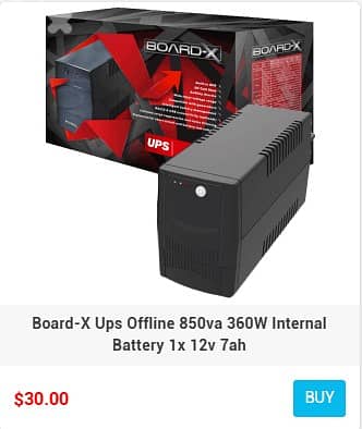 Board-X Ups Offline 850Va 1500Va 2000Va 2500Va 3000Va Internal Battery 7