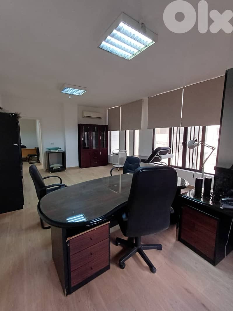 مكتب مفروش للإيجار المشرفية-Office for Rent Mcharrafieh Prime Location 0