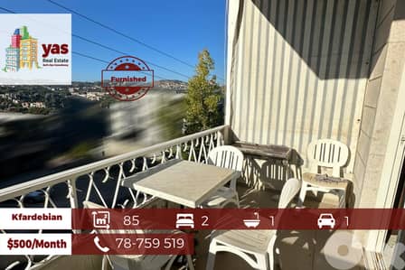 Kfardebian 85m2 | Cozy Flat | Furnished | Mountain View | Rent | RS |