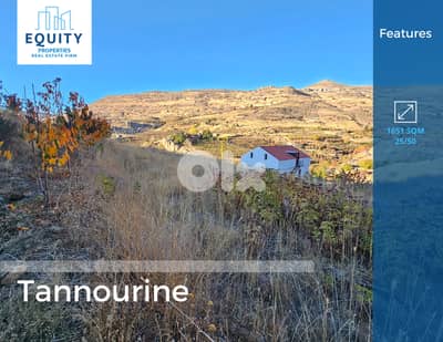 1651 SQM Land For Sale In Tannourine أرض للبيع #CT2213206