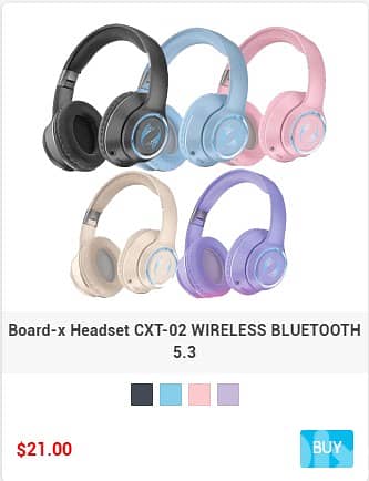 Headset Bluetooth Wireless Built-in Microphone Active Noise Cancelling