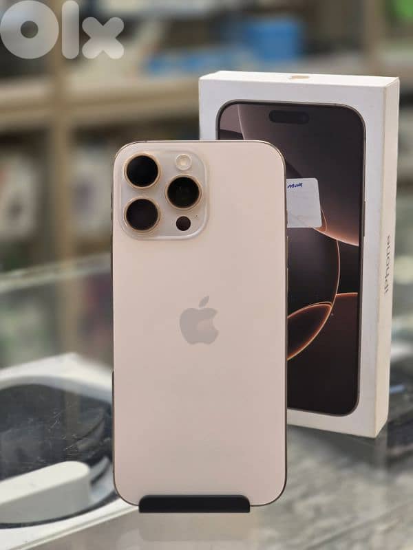 Used 16 pro max 512 gb  Desert  Expires February 11, 2026 0