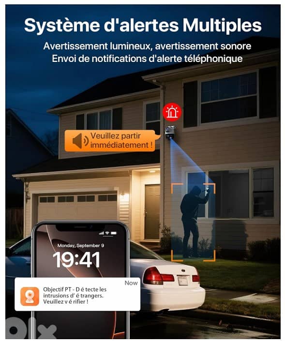 Tenda Ip Wifi Camera Ch9 Dual Lens 6MP Outdoor 30 Meters Night Vision 6