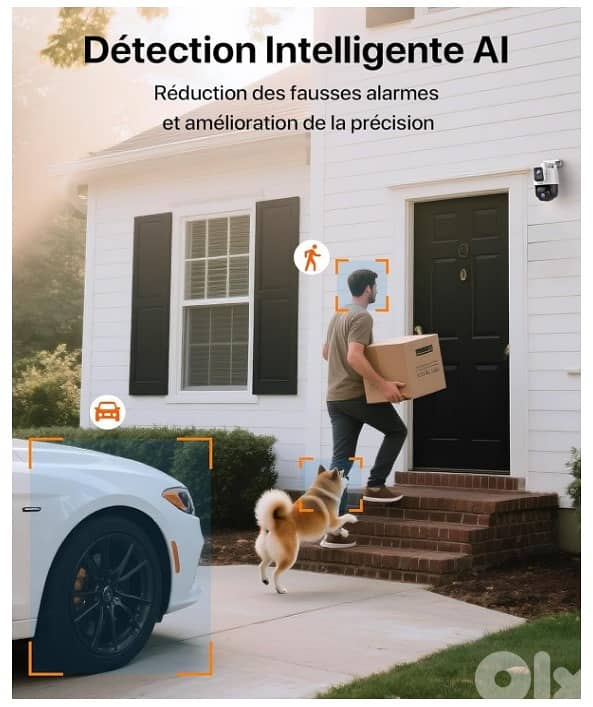 Tenda Ip Wifi Camera Ch9 Dual Lens 6MP Outdoor 30 Meters Night Vision 8