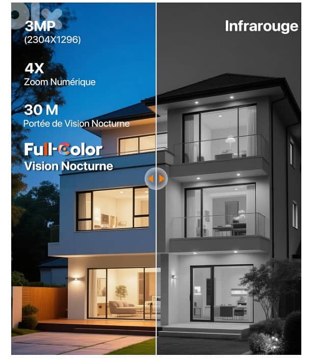 Tenda Ip Wifi Camera Ch9 Dual Lens 6MP Outdoor 30 Meters Night Vision 9