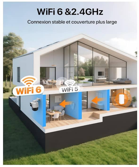 Tenda Ip Wifi Camera Ch9 Dual Lens 6MP Outdoor 30 Meters Night Vision 10