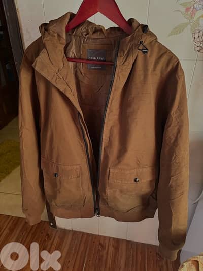 PRIMARK Autumn/Winter hooded brown Jacket
