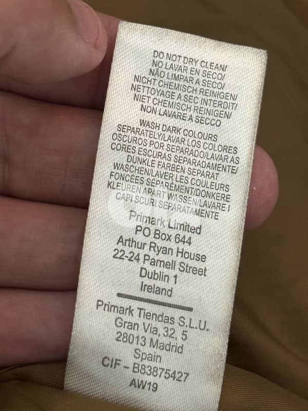 PRIMARK Autumn/Winter hooded brown Jacket 1