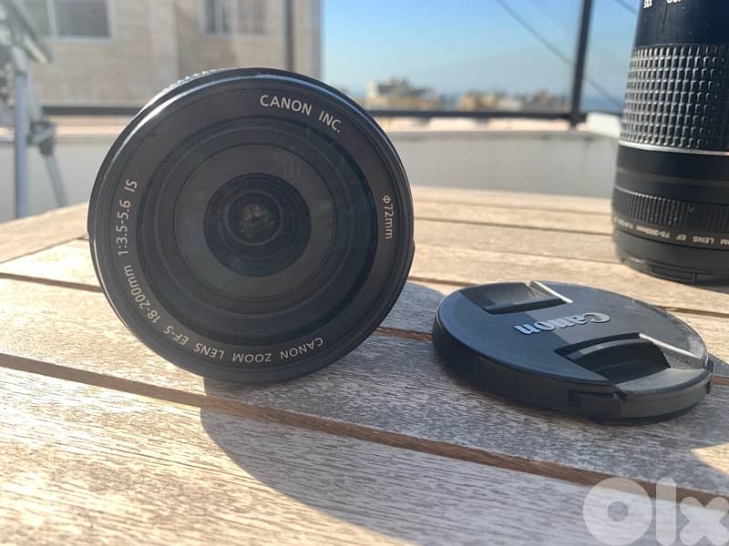    Canon EF-S 18-200mm IS + Canon EF 75-300mm Zoom Lens Bundle 1