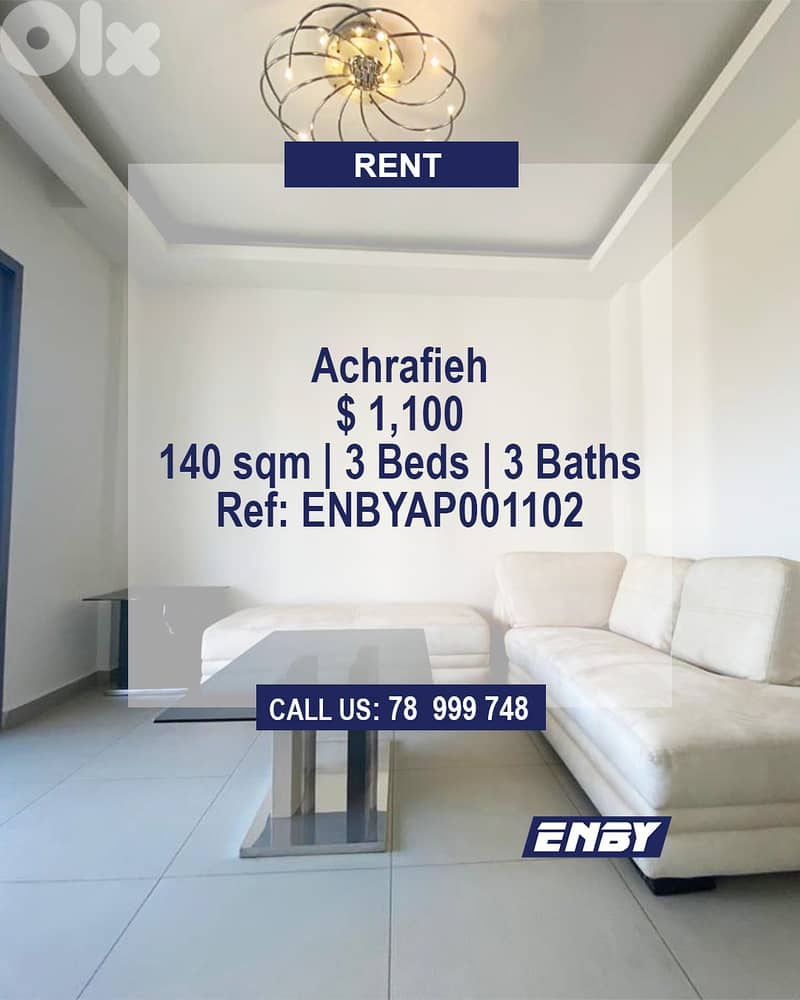 Apartment for Rent in Achrafieh | Brand new Duplex | Great area 0