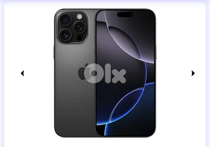 16 pro max black used like new 0