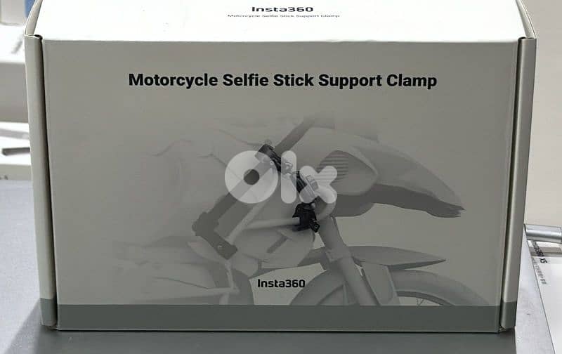 Insta360 Motorcycle Selfie Stick Support Clamp 0