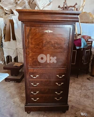 سكرتير انتيك خشب جوز مميزة ناعمة سعر لقطة