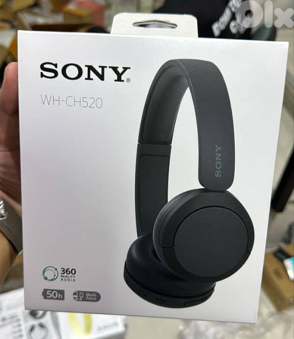 Sony WH-CH520 Headphone Black 0