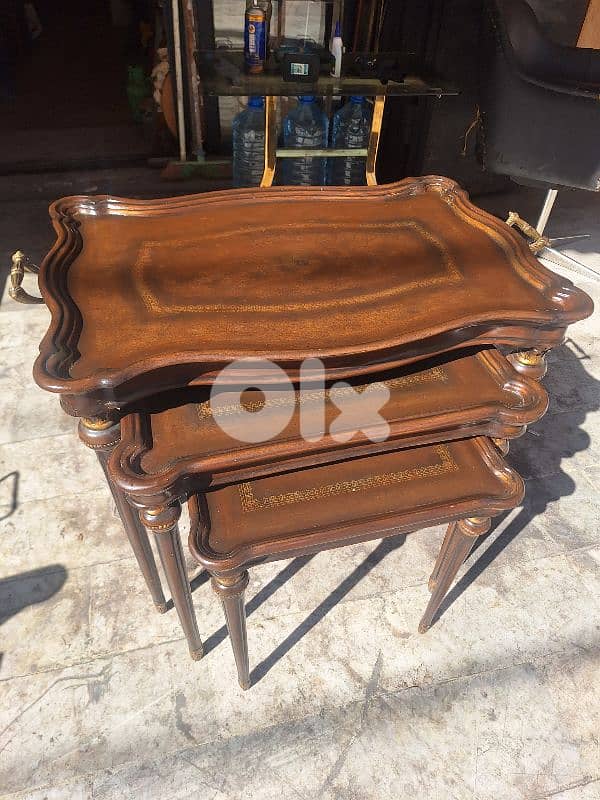 طقم طاولات جيغون فخم ومميز انتيك رائع جدا سعر مغري 5