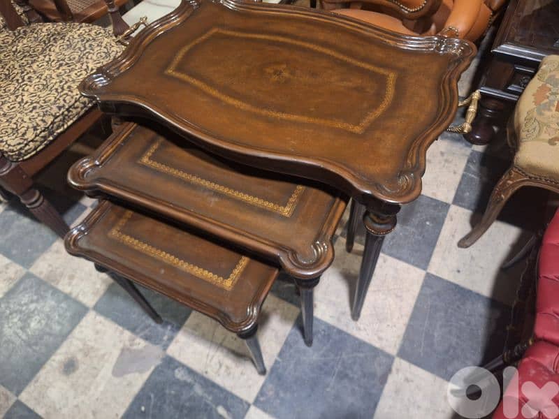 طقم طاولات جيغون فخم ومميز انتيك رائع جدا سعر مغري 8