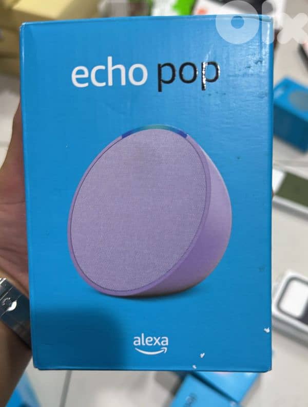 Amazon echo Pop purple 0