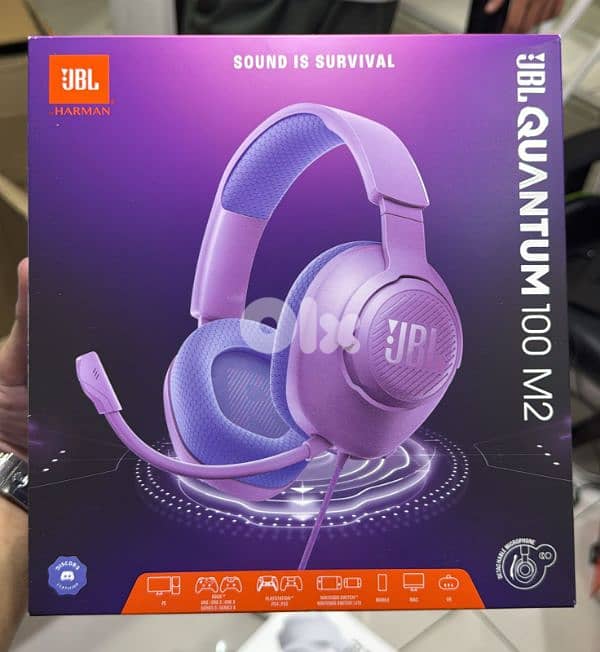 Jbl Quantum 100 M2 purple 1