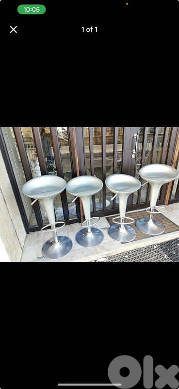 كراسي بار شبه جديد  عدة موديلات 0