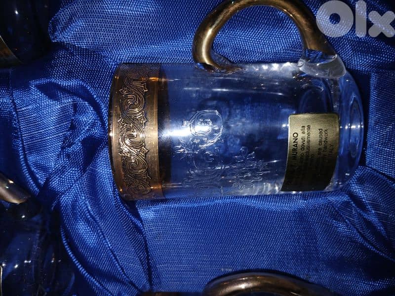 tea cups made in Italy gold plated 3