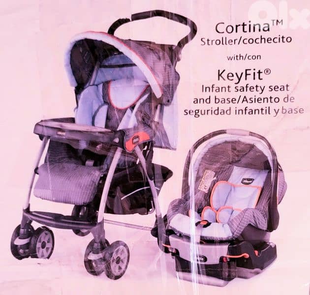 Chicco Stroller / car seat / walker + Love'n Care high chair 0