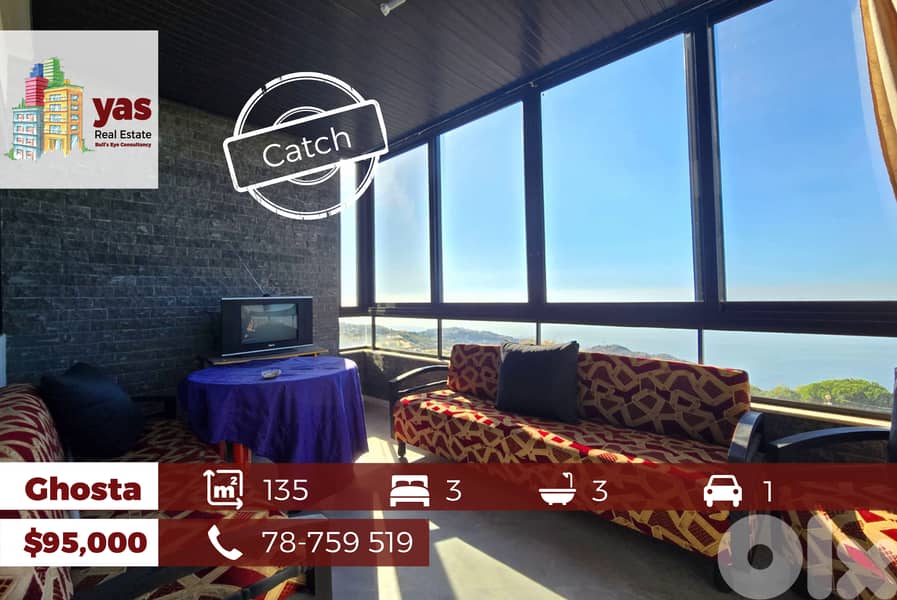 Ghsota 135m2 | PERFECT CATCH | Mint Condition | Sea & Mountain View | 0