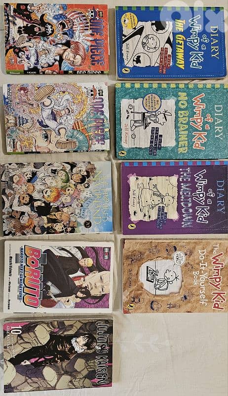 Wimpy kids - One piece - Naruto 0