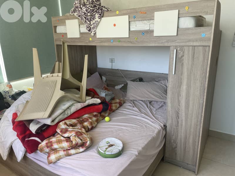 Unique Double Bed (Master + Single) with Foma Mattress 2