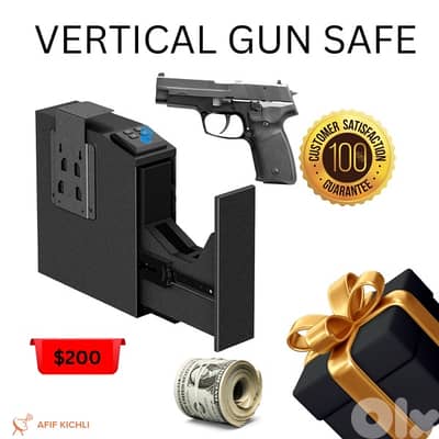 Pistol Safe Box with Fingerprint