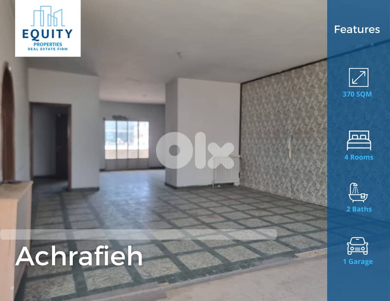 370 SQM Apartment For Sale In Achrafieh شقة للبيع #JZ159024 0