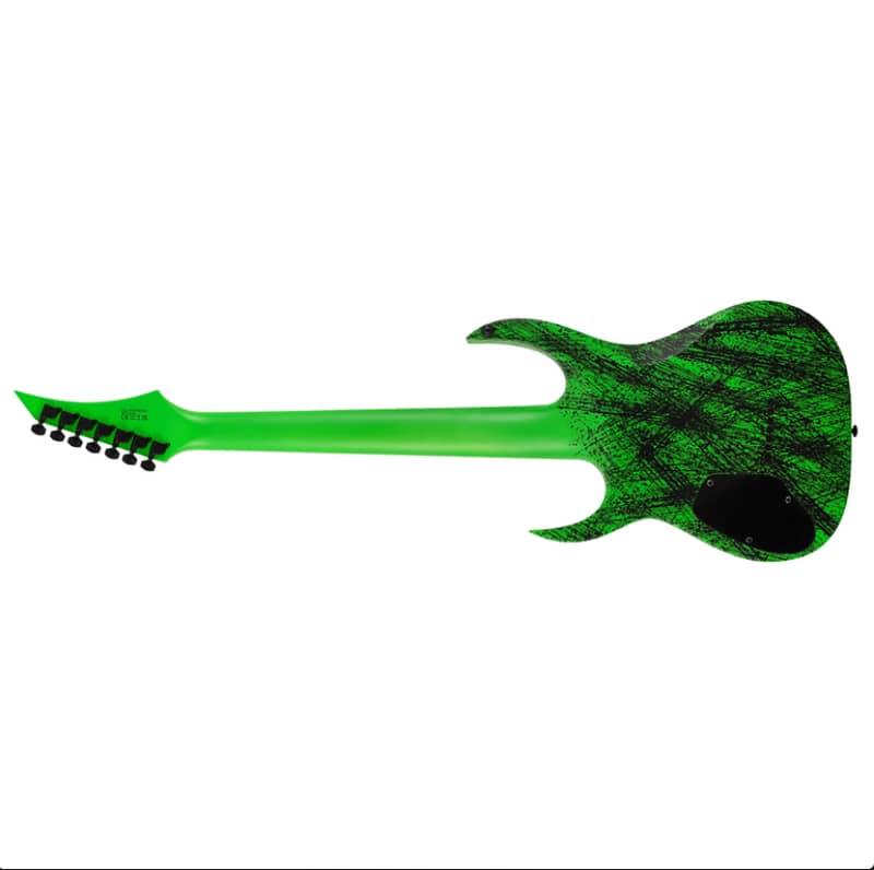Solar Guitars A2.7GN Canibalismo+ – Green Neon Open Pore Matte 2