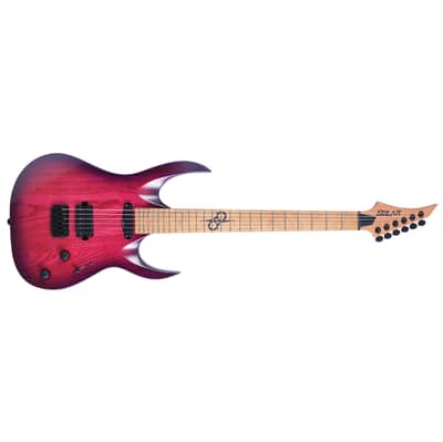 Solar Guitars AB1.6HTPB – Trans Purple Burst Matte