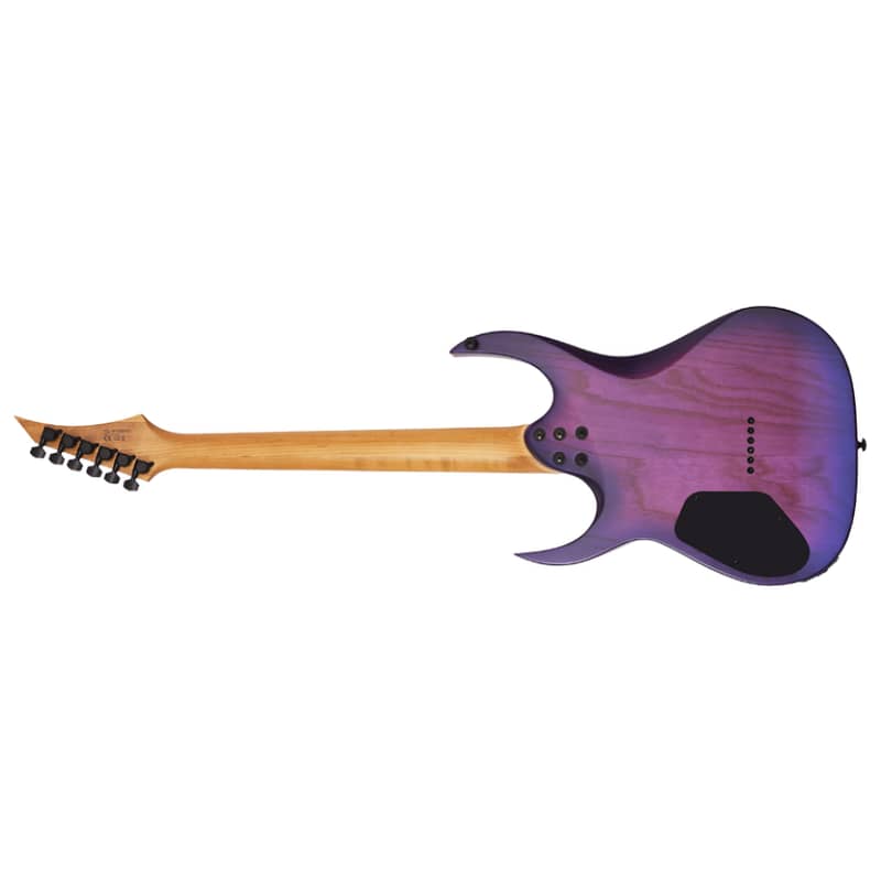 Solar Guitars AB1.6HTPB – Trans Purple Burst Matte 2