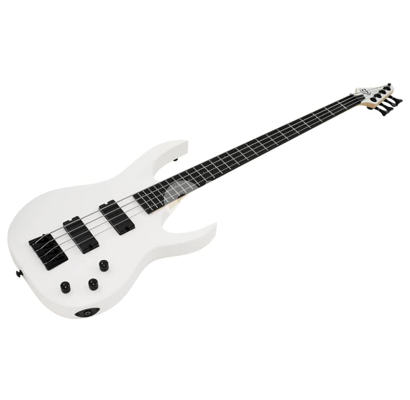 S by Solar AB4.4W Bass Guitar – White 2