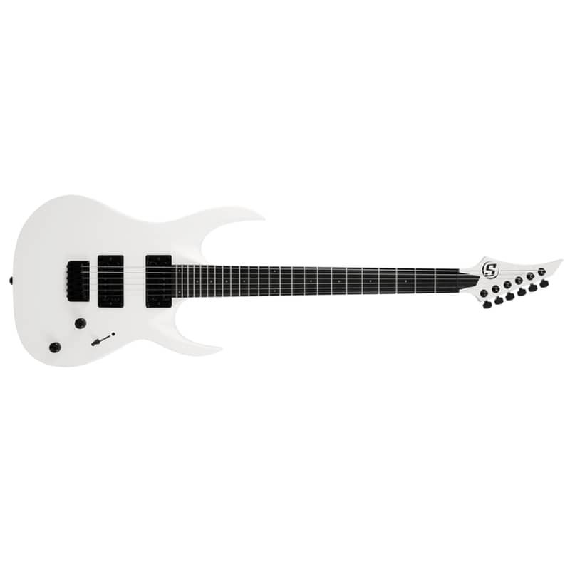 S by Solar AB4.6W Electric Guitar – White Matte 0