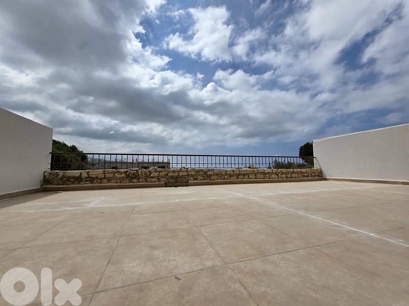 Apartment with a 100 sqm terrace for sale in Edde Jbeil | BJ0032 0