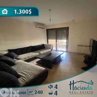 Sea View Apartment For Rent In Dik El Mehde