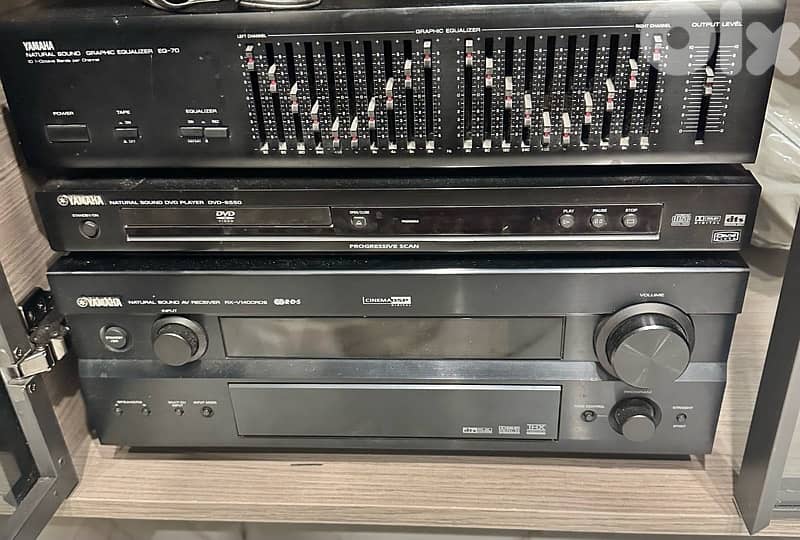 yamaha amplifier and equalizer 0