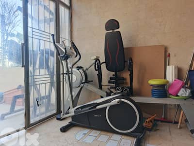 sports equipment , rower ,eleptical, pt convenient