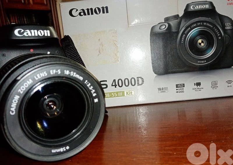 Camera Canon EOS 4000D+kit 1