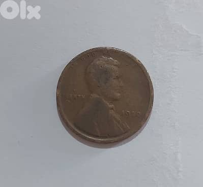 USA  Lincolin Wheat cent coin year 1920