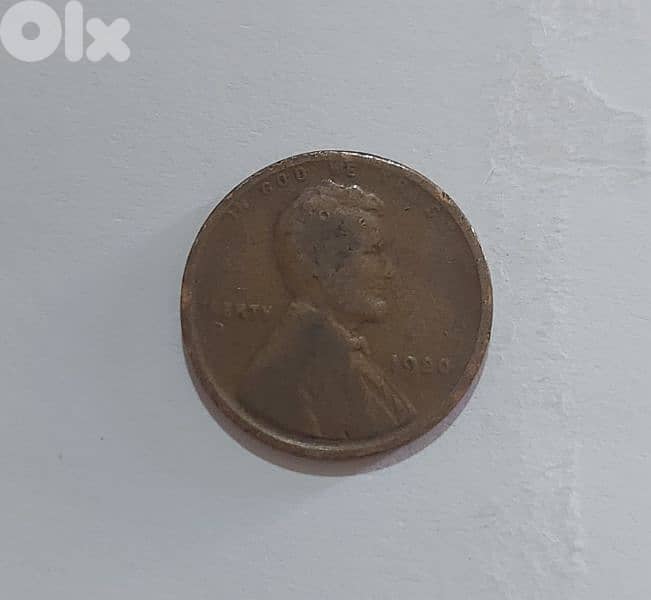 USA  Lincolin Wheat cent coin year 1920 0