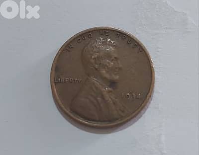 USA  Lincolin Wheat cent coin year 1934