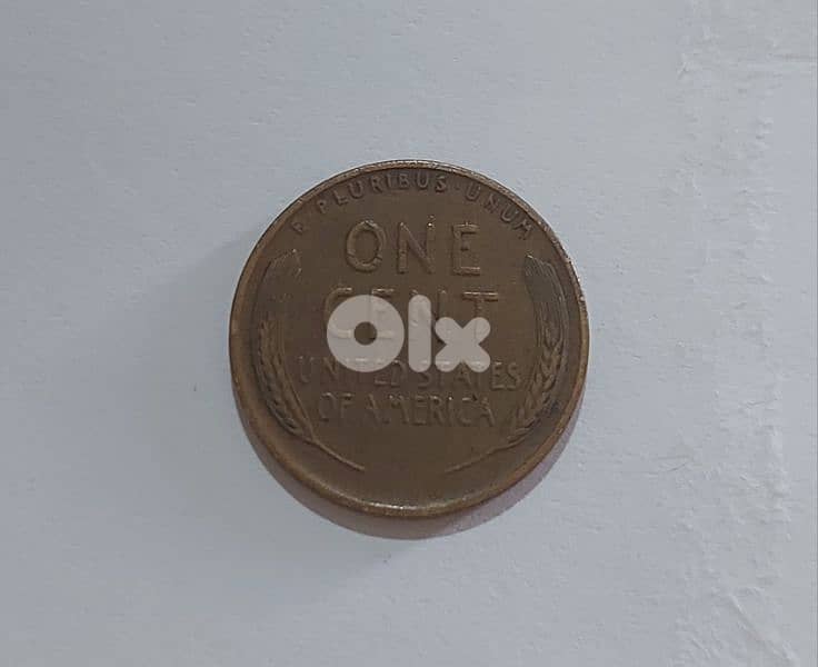 USA  Lincolin Wheat cent coin year 1934 1