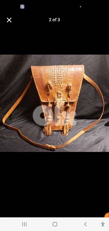 real croco hand bag geniune original  leather x size