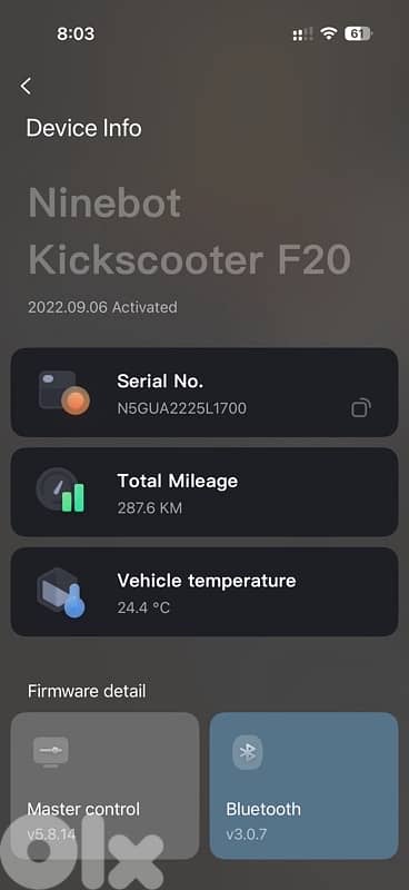 Ninebot F20 electrical scooter-used very good condition 5
