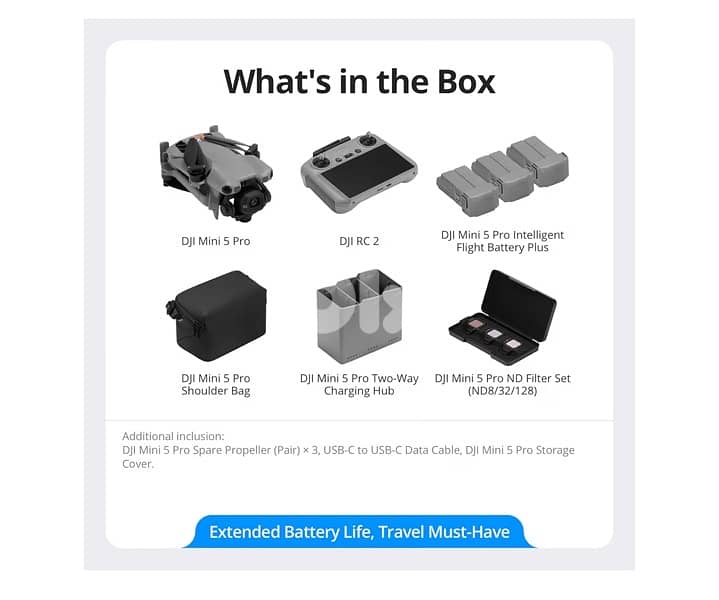 DJI Mini 5 Pro Fly More Combo Plus (DJI RC 2) 8